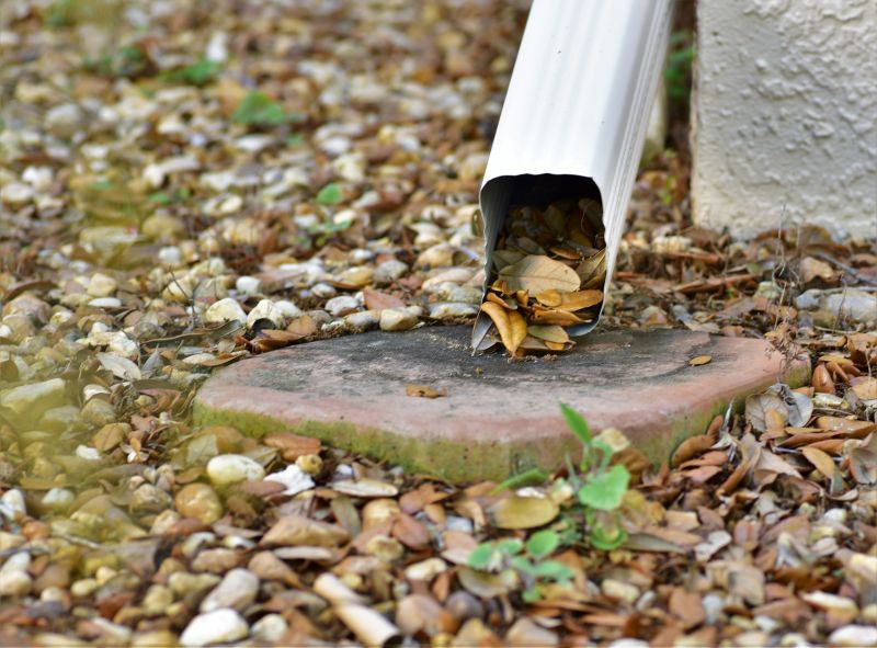 Downspout Drainage Landscaping