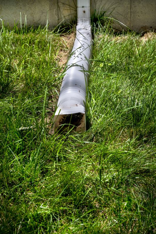 Downspout Drainage Landscaping